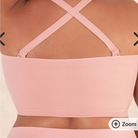 Truekind®️ Convertible Strapless Bandeau Bra Blush Pink - 2XL NWT - Picture 2 of 10